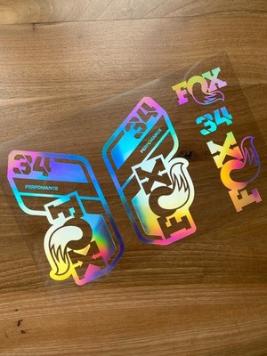 FOX 34 PERFORMANCE 2022 Decals Stikers