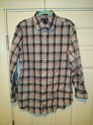 Banana Republic Non-Iron Camden Fit Long Sleeve Button Up Shirt Men's sz  Medium | eBay