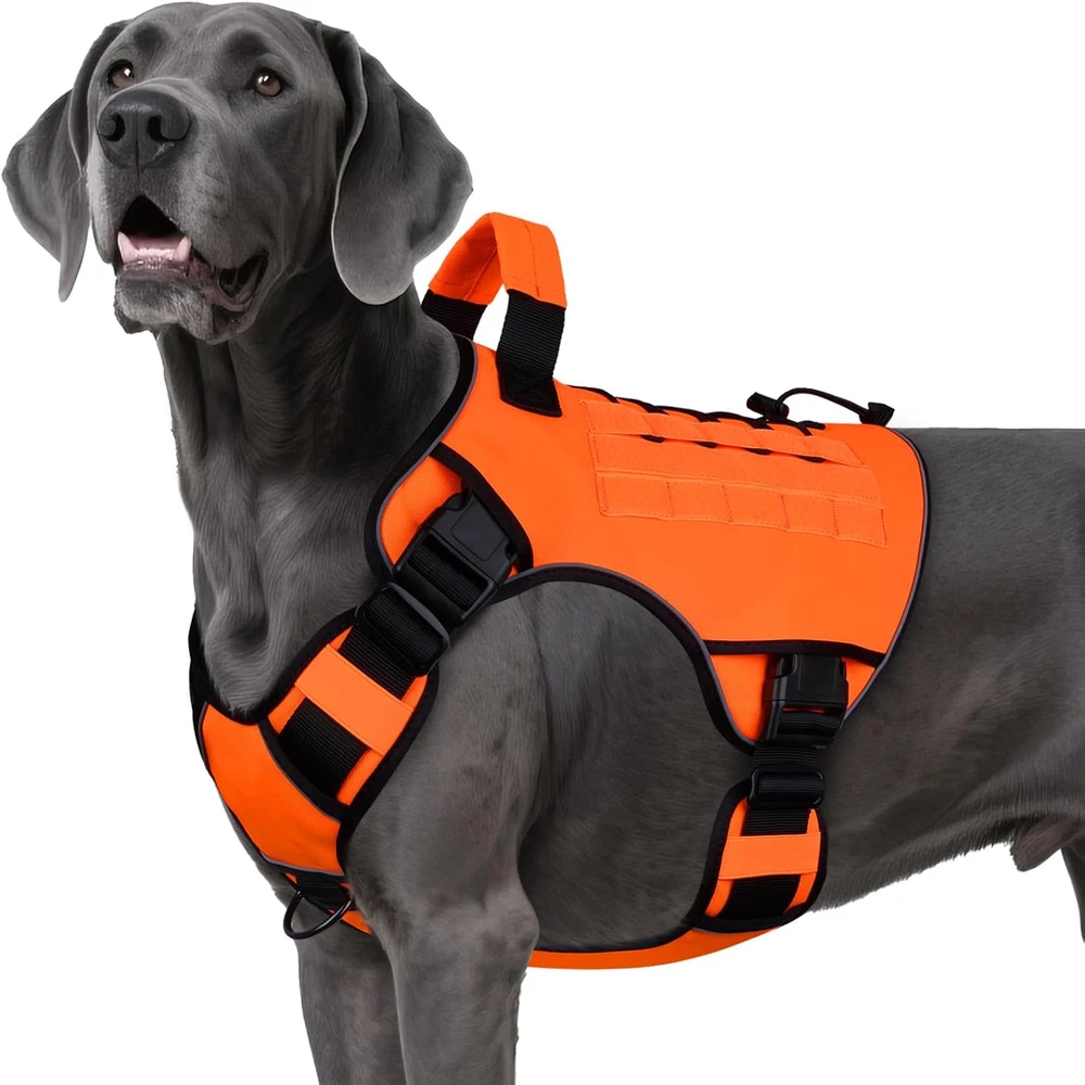 Dog Harness for Large Dogs Heavy Duty, No Pull Tactical Dog Harne
