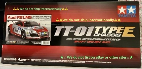 Coque Tamiya Audi R8 LMS 1/10 – Transparente, Référence 51754