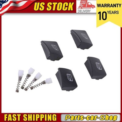 Mercedes-Benz C-Klasse 2007-2014 Left/Right 4x Window Switch Button Cover