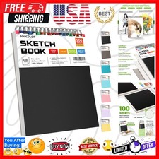 Sketch Book, Spiral Bound Acid-Free Sketchbook with 68lb/100gsm for Paper Pai...