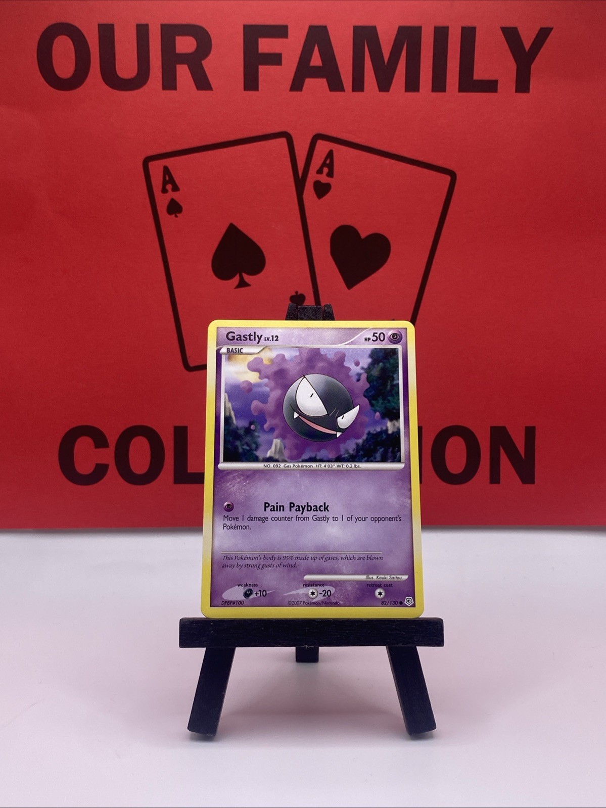 Gastly 82/130 Diamond and Pearl Pokémon TCG Regular Common 2007 VLP