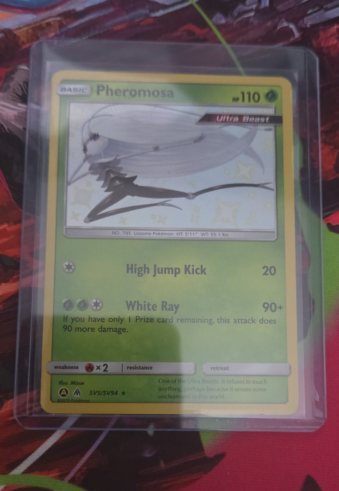 Pheromosa SV5/SV94 Hidden Fates: Shiny Vault Holo
