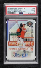 2024 Prospect Edition Silver Prizm Signatures Heston Kjerstad #86 PSA 9 Auto 8d2