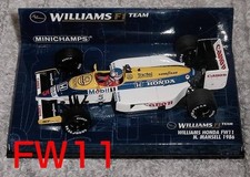 1/43 Williams Honda Fw11 Mansell 1986