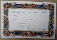 ORIGINAL AUTOGRAPH JUNE SPENCER Peggy Woolley The Archers