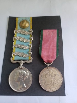 Médaille De Crimée 1855 – 11th Hussars, Pte G. Smith, Clasp Sebastopol, Originale