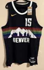 Authentic Nikola Jokic 2025 Nike City Edition NBA Denver Nuggets Jersey Sz 52 XL