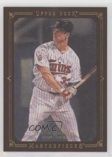 2008 Upper Deck Masterpieces Brown Paper Framed 39/100 Justin Morneau #51 1e9z