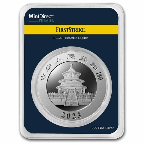 China 2023 30 gramos Silver Panda (MD® Premier + PCGS FS Single) - Imagen 2 de 4