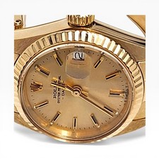 Rolex Ladies Date 26 mm 18K Yellow Gold Oyster Automatic Watch 6917 Circa 1979 16