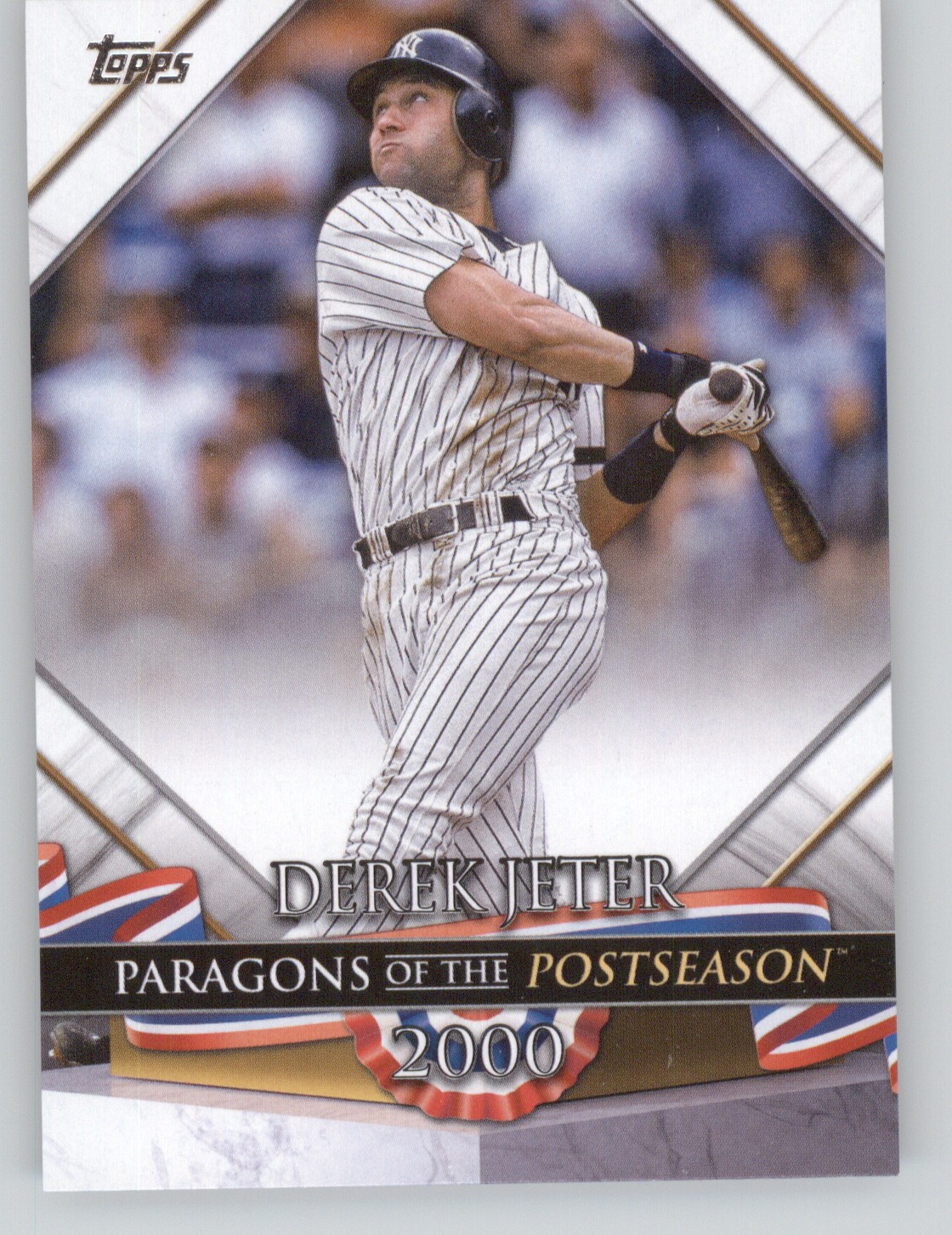2022 Topps Update #PP-1 Derek Jeter Paragons of the Postseason Black #/299