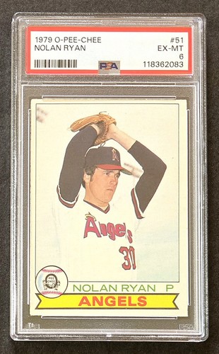 NOLAN RYAN 1979 OPC O-PEE-CHEE #51 PSA 6