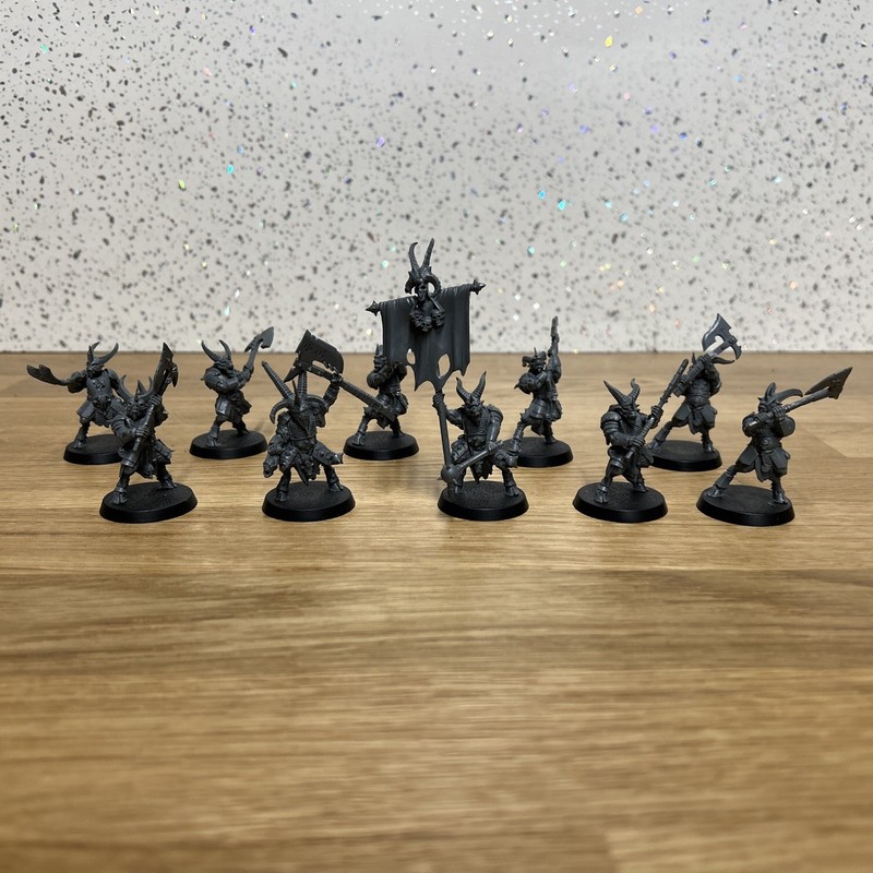 Warhammer Age of Sigmar Beastmen Bestigor Herd Slaves To Darkness x10 Miniature