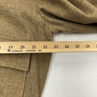 Vintage Brooks Brothers Brooksgate Men's Large Wool Bomber Jacket Brown