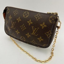 Louis Vuitton Monogram Mini Pochette Accessoires Hand Bag M58009 Auth C380