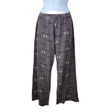 Pijama De 3 Piezas HUE Para Mujer - Camiseta De Manga Larga, Pantalones Y Diadema - Estampado Flamenco - Tejido Suave De Jersey - Talla Única (Entreplerna 29.5 Pulgadas)