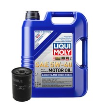 5L Liqui Moly Leichtlauf High Tech 5W-40 Mahle Engine Oil Change Kit for E30 L6