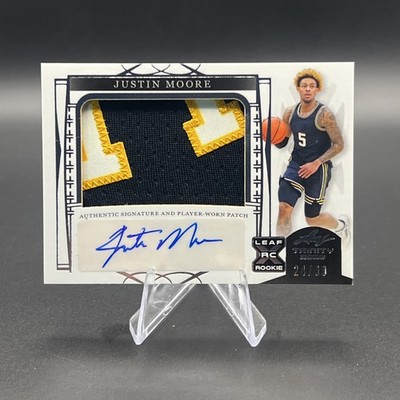 Justin Moore 2023 Trinity Leaf (Patch, Auto) /99 Villanova