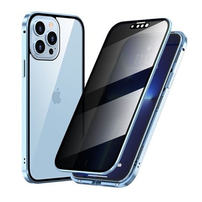 Privacy Anti Spy Magnetic 360 Protective Case For iPhone 16 Pro Max 15 14 13 17