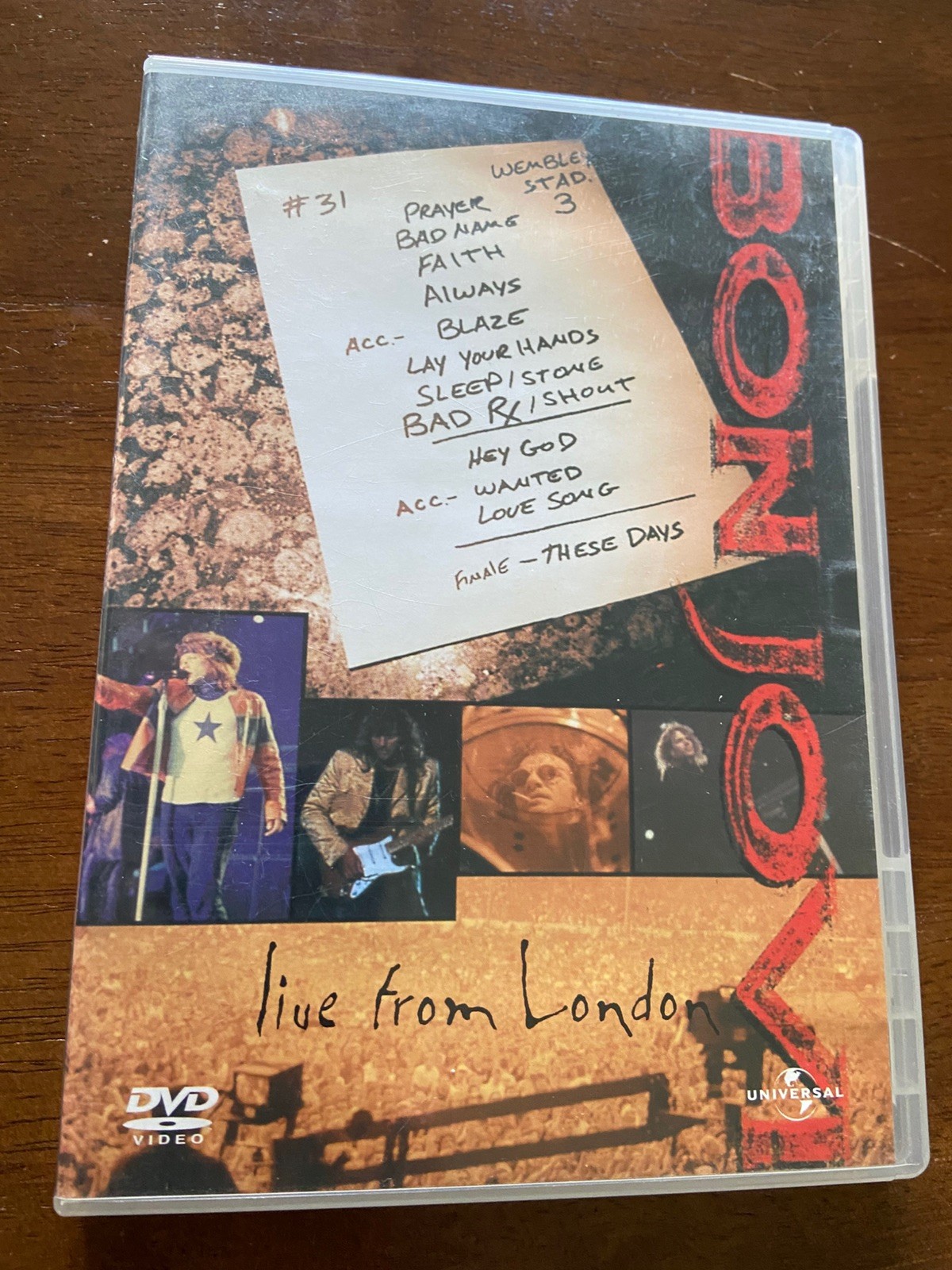 Bon Jovi - Live From London - DVD - 2004 Universal Music