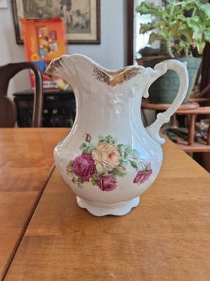Vintage Anchor Pottery J.E.M. Trenton NJ Pitcher/Vase7.5'' Tall. 