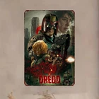 Vintage Judge Dredd Movie Retro Tin Metal Signs Home Décor 8x12