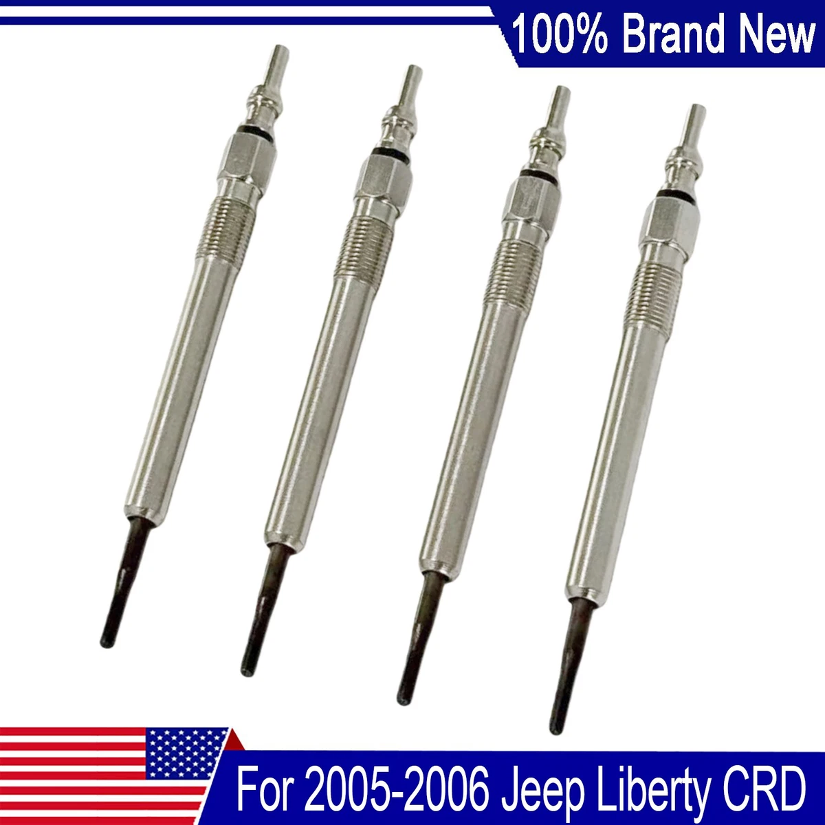 Juego De Bujías Incandescentes Diésel 7V Para Jeep Liberty CRD 2005-2006 2.8L | STR De Italia