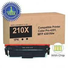W2100X Black Toner Cartridge Compatible With HP 210X LaserJet Pro 4201 MFP 4301