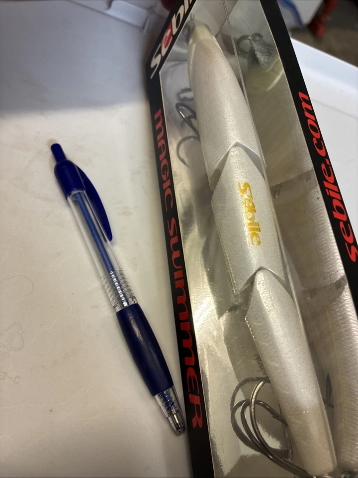 Nadador mágico Sebile 190, articulado, aroma fantasma, 7,5”, 2-1/4 oz, cebo de natación Foto 4 de 4