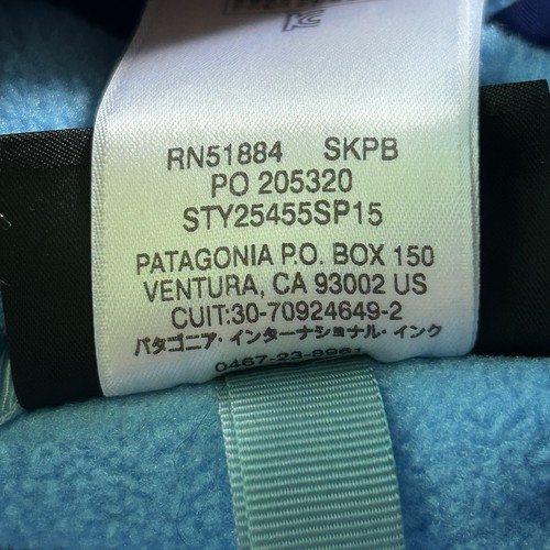 Patagonia Giacca Donna Piccolo Blu Leggero Synchilla Snap-T Pullover Maglione - Foto 6 di 11