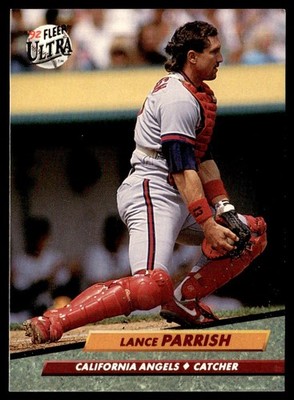 1992 Ultra Lance Parrish California Angels #28