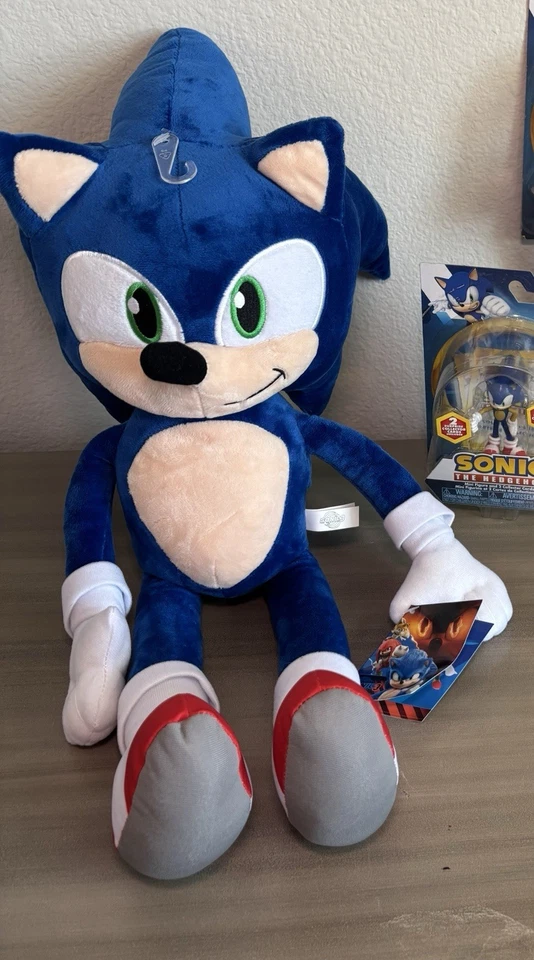 Muñeco de Peluche Sonic the Hedgehog Juguete de Peluche 18" Auténtico SEGA NUEVO CON ETIQUETAS Serie 3 Foto 2 de 4