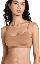 NWT S Calvin Klein New Comfort Logo Unlined Bralette