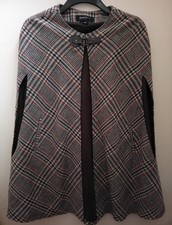 Ladies COFFEESHOP Country style cape  uk medium Wool/Polyester VINTAGE ?