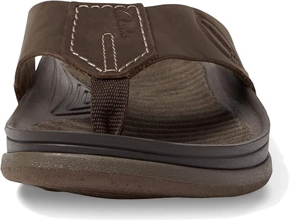 Clarks Men's 10 M Nature 5 Post Flip-Flop Sandal in Beeswax - Image 4 of 4