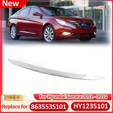New Chrome Front Upper Hood Moulding Trim Molding For Hyundai Sonata 11-13 2011