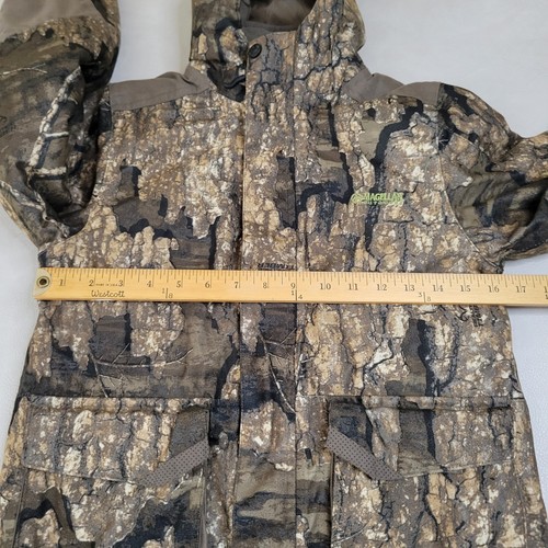 Magellan Outdoors Youth Jacket Hooded Insulated Realtree Edge Camo Hunting Med - Picture 7 of 9