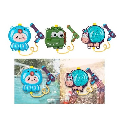 Rucksack Squirt Wasser Blaster Soaker 2L Tank Sommer Spielzeug Tragbar Auszug