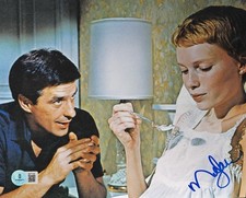 Mia Farrow Signed 8x10 Photo Rosemary's Baby BAS COA Autograph Beckett