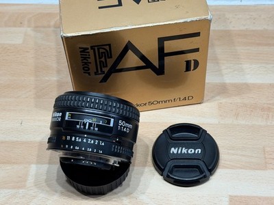 Nikon AF Nikkor 50mm f1.4 D Autofokus Standard Objektiv Near Mint