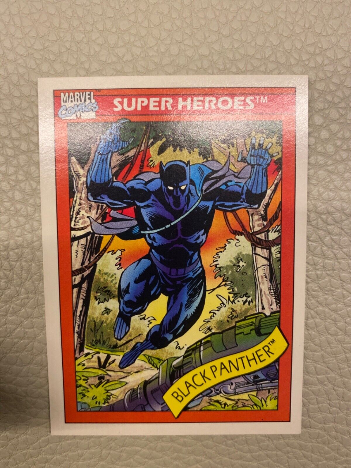 1990 Marvel Comic Trading Cards - Series 1 - BLACK PANTHER #20 - Mint condition