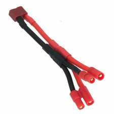 Parallel Y Wire Deans T Plug 1 Female to 2 Male SYMA 3.5mm 12AWG 5 5CM Hobby Toy