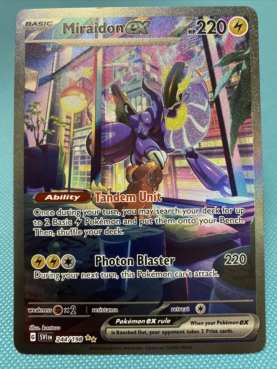  Miraidon EX - 244/198 - Full Art - Secret Rare