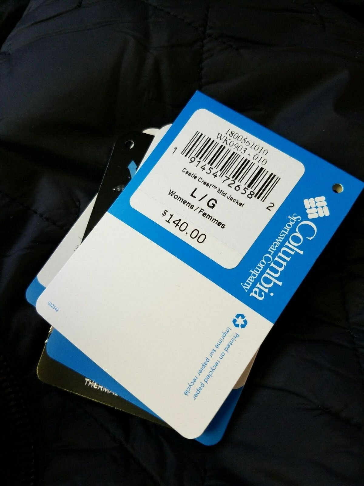 women's castle crest mid jacket