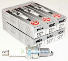 Set of 6 Genuine NGK 5077 ZGR5A V-Power Spark Plug
