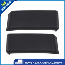 Black Front Bumper Guards Pads Insert Cap Replacement Cover For Ford F150 09-14