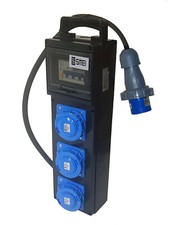 QUADRO ELETTRICO POWERBOX PORTATILE-3 prese Monofase 16A-Input Monofase 16A