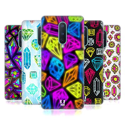 HEAD CASE FARBIGE GEDRUCKTE JUWELE SOFT GEL HANDYHÜLLE FÜR GOOGLE ONEPLUS HANDYS